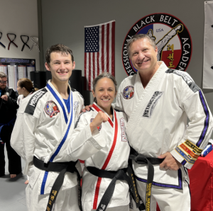 Team Bockler posing with Master Hudson